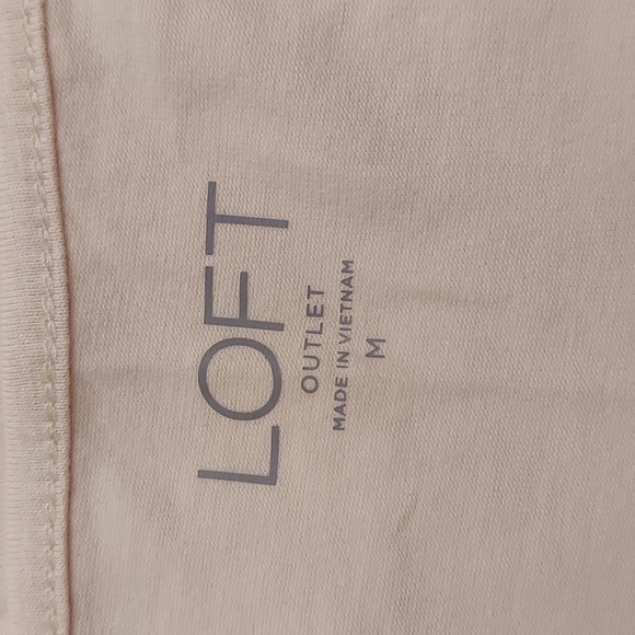 LOFT OUTLET Sequin Beige Tank Top/Camisole sz M NWT - Picture 7 of 8